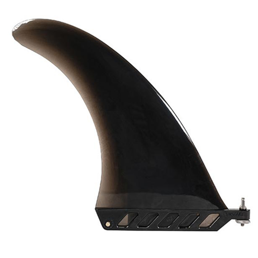 Riding Not Hiding Grey Flexi Fin 8"