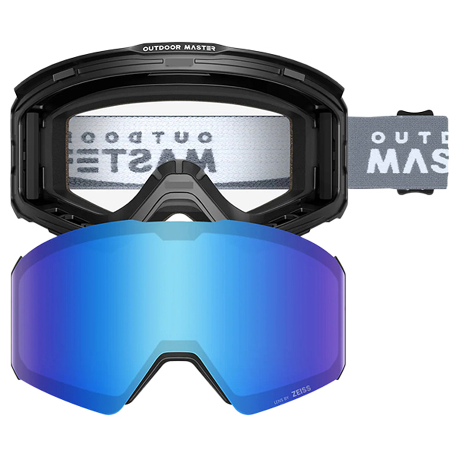 Outdoor Master Falcon Zeiss Lens Ski Goggles - HydroBlue - Image 2