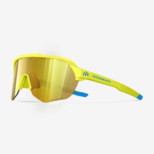 Outdoor Master Hawk Enhance Sports Sunglasses - Yellow/Gold