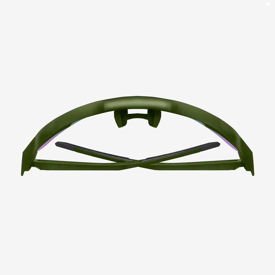 Outdoor Master Hawk Enhance Sports Sunglasses - Army Green/Green - Image 3