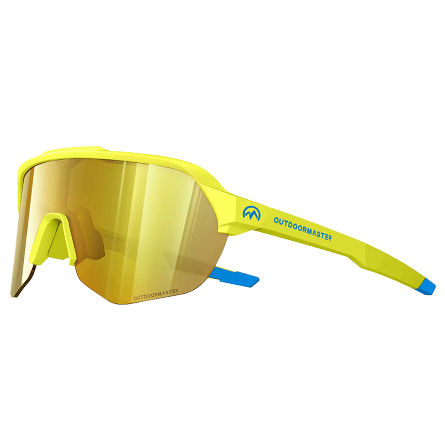 Outdoor Master Hawk Enhance Sports Sunglasses - Yellow/Gold