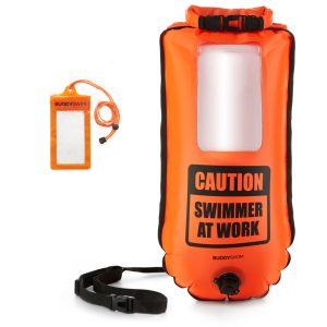 Buddyswim Smartphone Swim Buoy 28L Orange