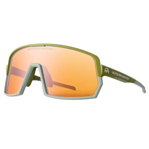 Outdoor Master PHOENIX X ZEISS Lens Sports Sunglasses - Olive / Orange